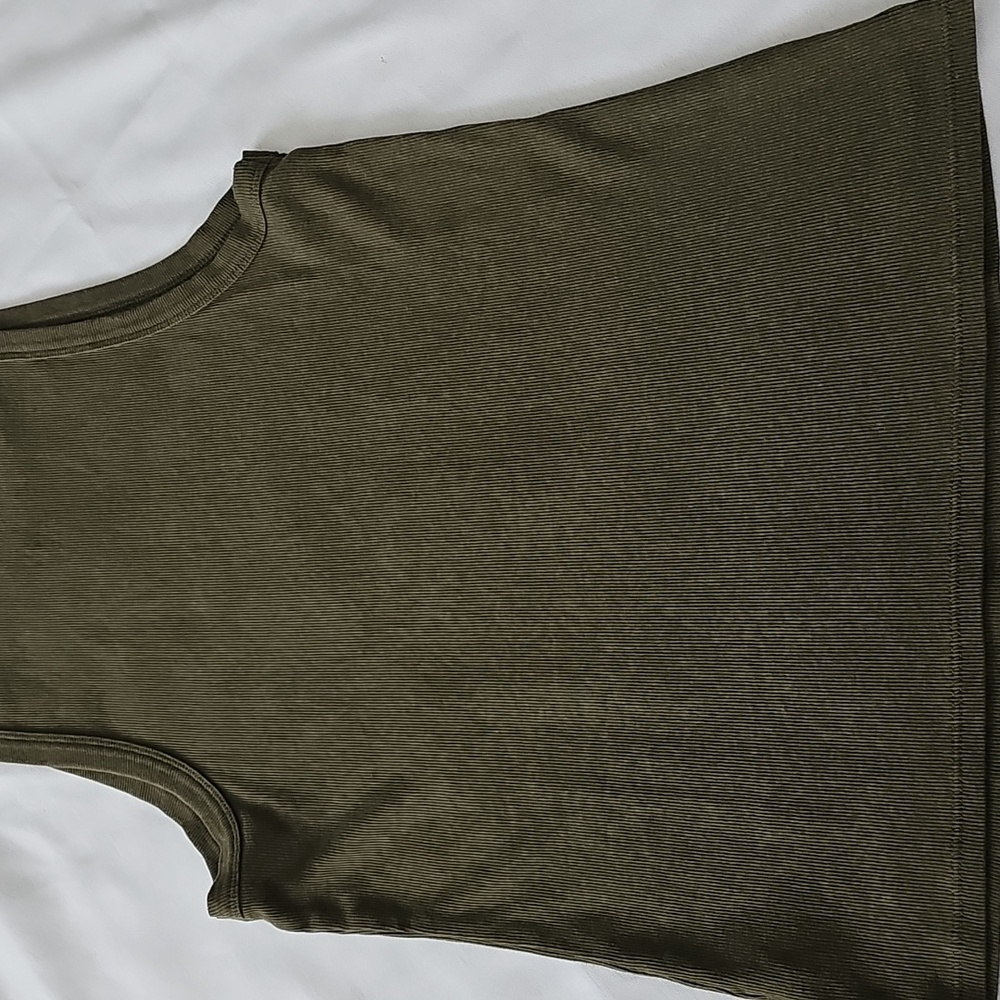 a new day Olive Green Ribbed Tank Top Women's XL - Picture 7 of 7